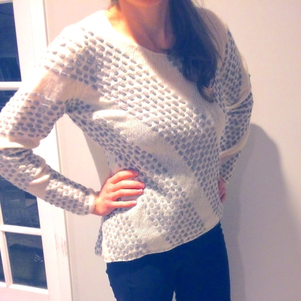 Sundance asymmetrical sweater lambswool